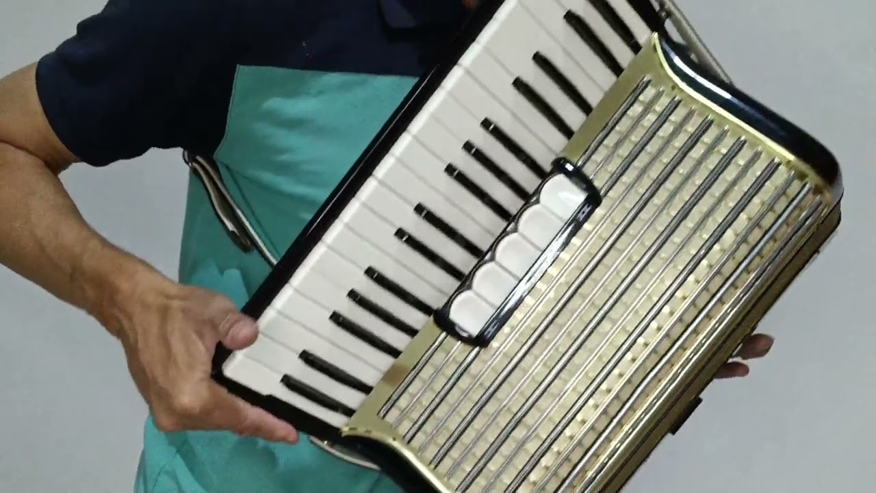 Prueba de acordeón hohner concerto III negro