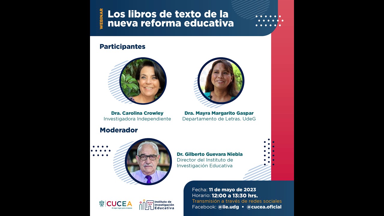 WEBINAR: Los libros de texto de la nueva reforma educativa
