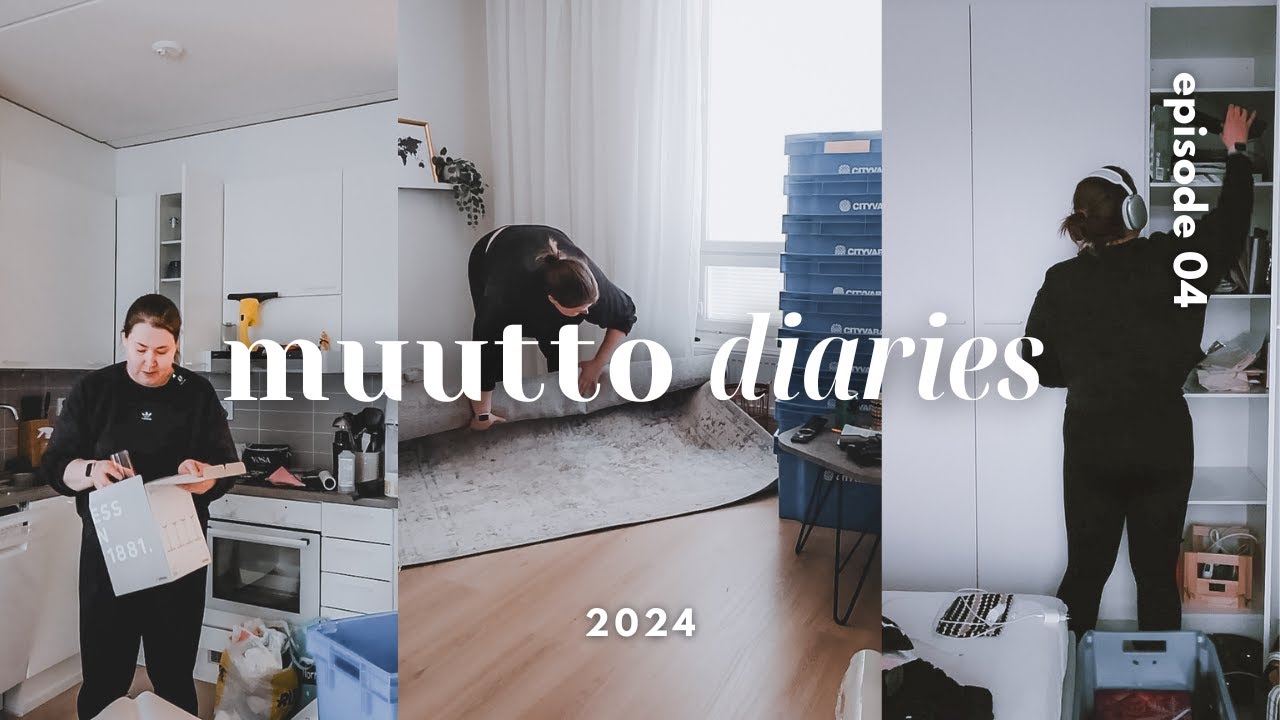 Pakataan koti laatikoihin 🏠✨ muutto diaries 2024 osa 4