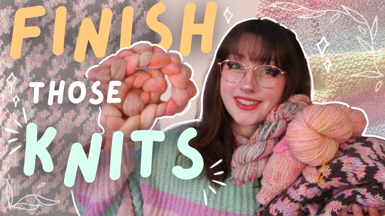 ACTUALLY Finishing My Knitting Projects | Modding the Unicorn Sweater - Knitting Vlog - Shaiyeh ♥