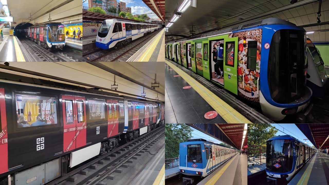 Metro de Madrid :Serie 2000 a,2000 b y 3000 L-5 Especial vinilos