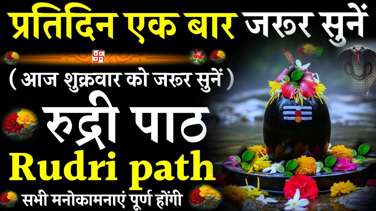 Rudri path || रुद्री पाठ|प्रतिदिन एक बार जरूर सुनें|#@pujapathmantrastotra_shakti9 #rudripath #shiv 