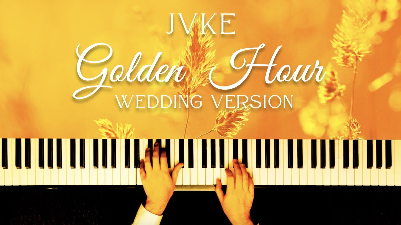 JVKE - GOLDEN HOUR (Wedding Version) | Piano Cover by Paul Hankinson feat. Pachelbel's Canon