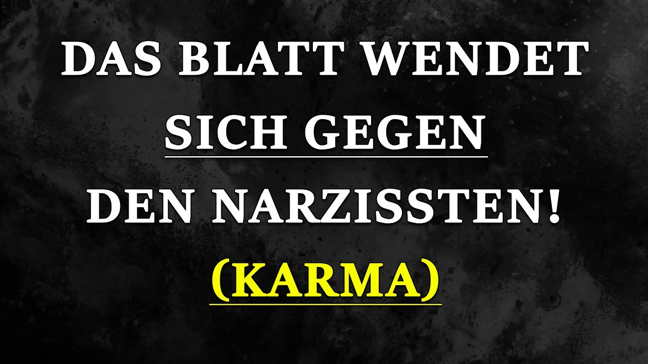 Der Narzisst kämpft mit den Folgen seines Handelns – die Gerechtigkeit siegt! | Narzissmus