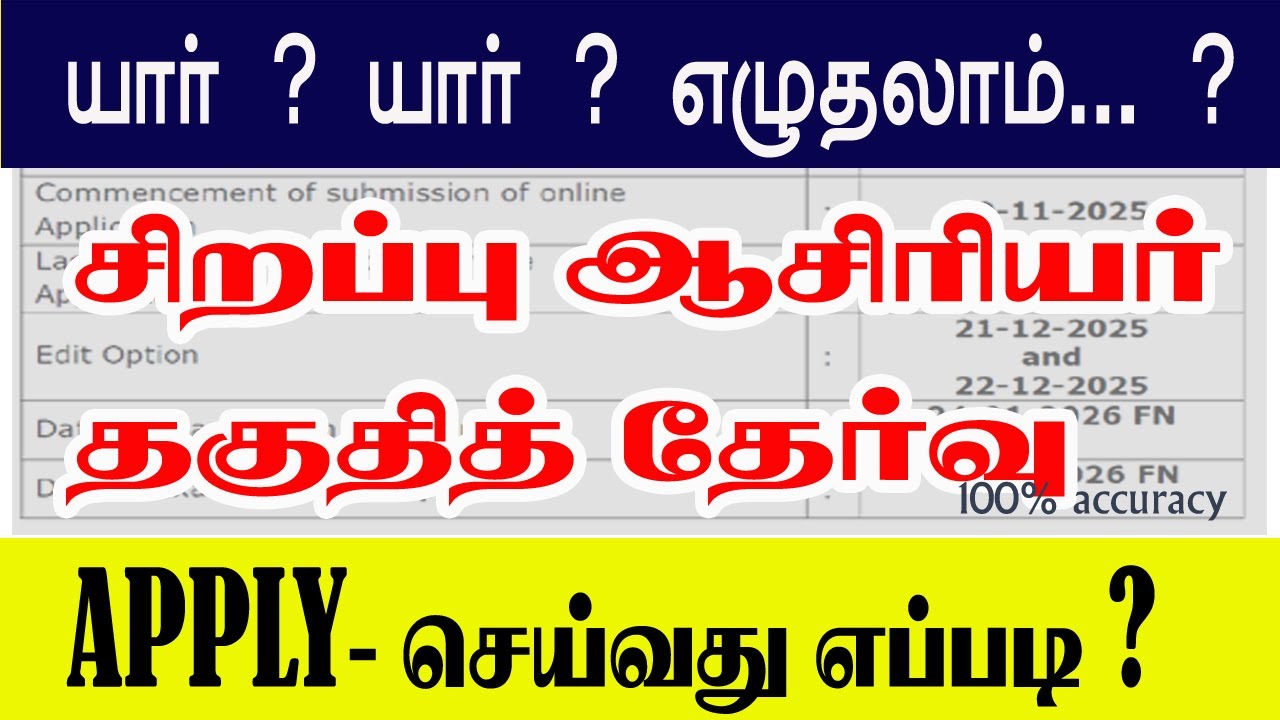 Special TET 2026 Notification Full Details