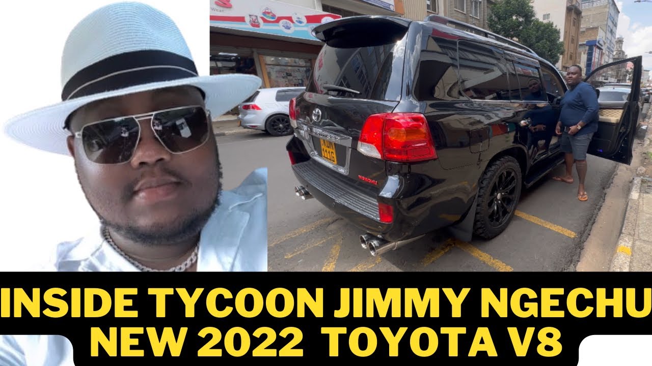 Jimmy Ngechu Shows Off Brand New 2022 Toyota V8