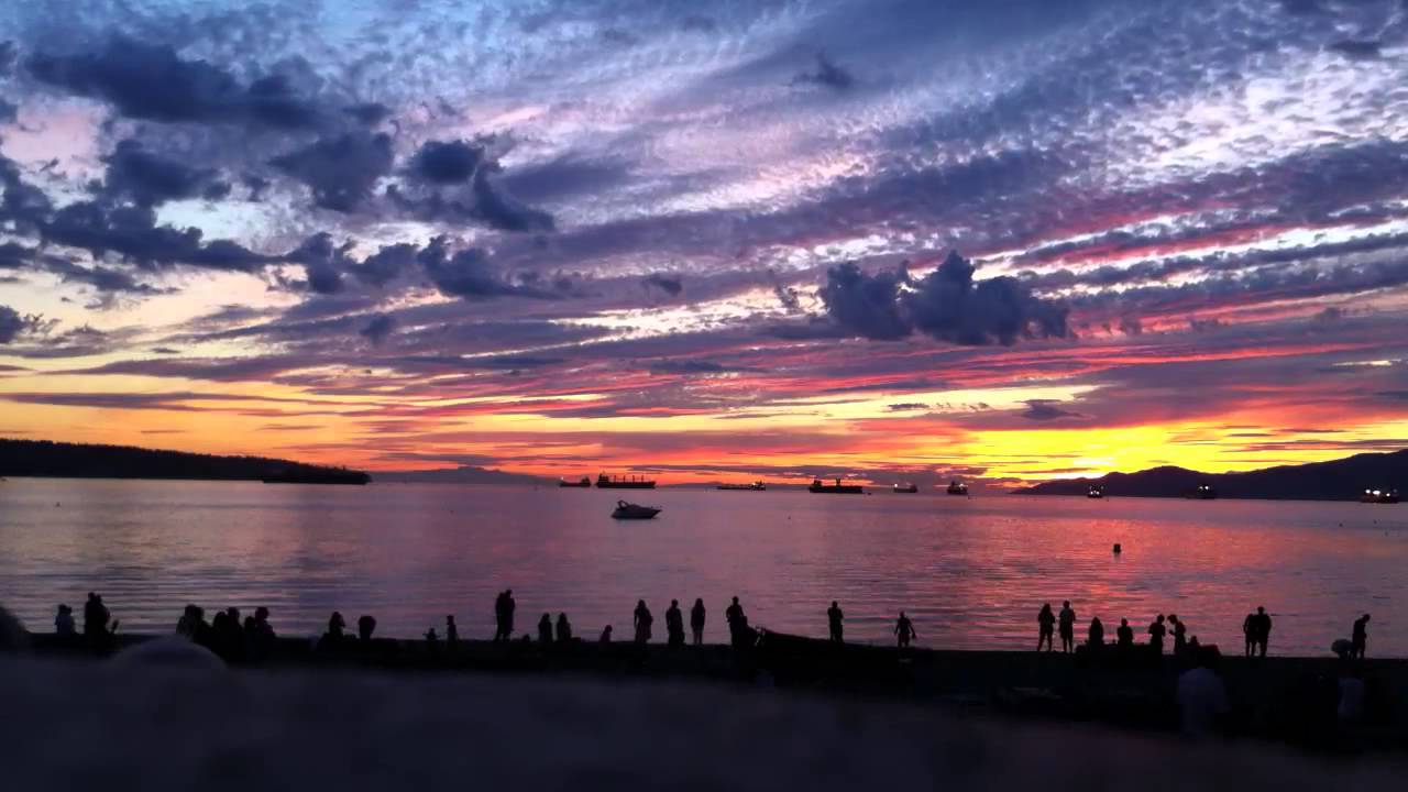 Vancouver English Bay Summer Sunset