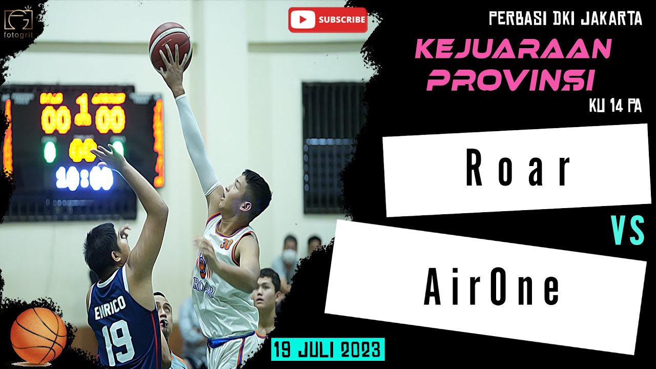 [Basketball] ROAR VS AIRONE - KU 14 Putra