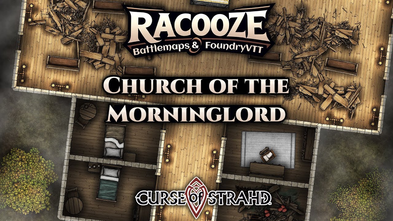 Church of the Morninglord - Curse of Strahd -  Dungeondraft Timelapse