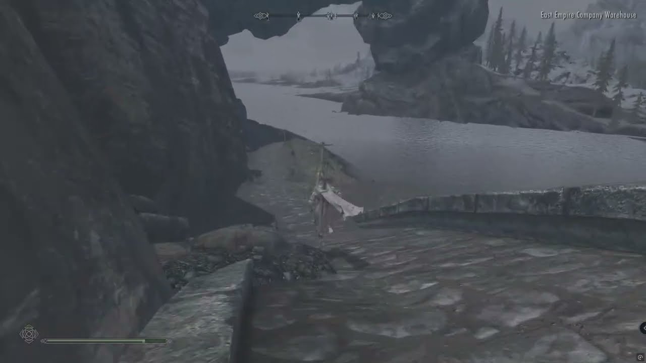 Breaking through the north of Skyrim before facing Harkon the vampire WT