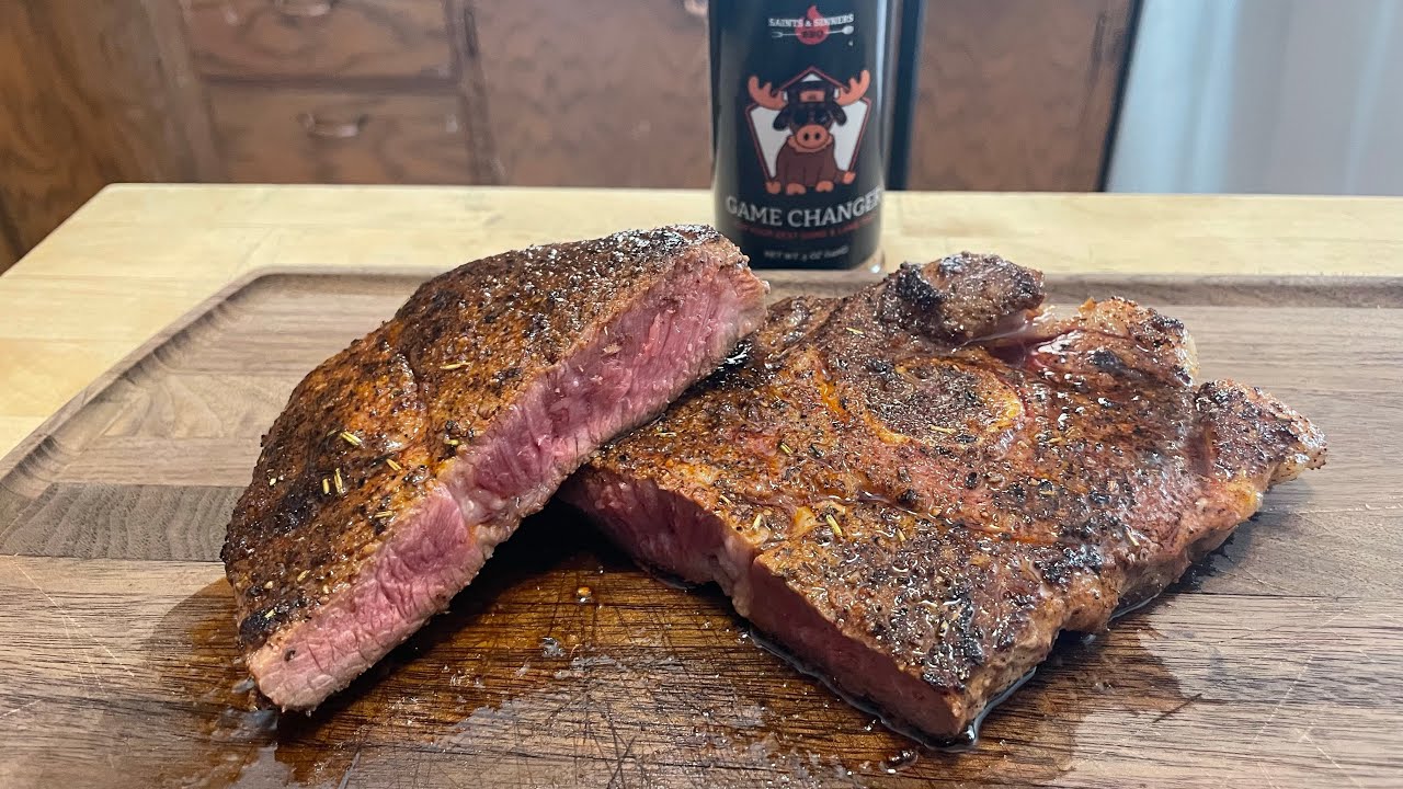 I Cooked Lamb Leg Steak In A Cast Iron Skillet