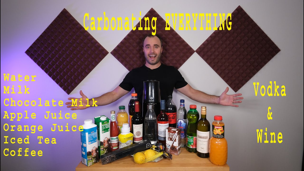 Carbonating EVERYTHING with a SodaStream | What can you carbonate besides water???