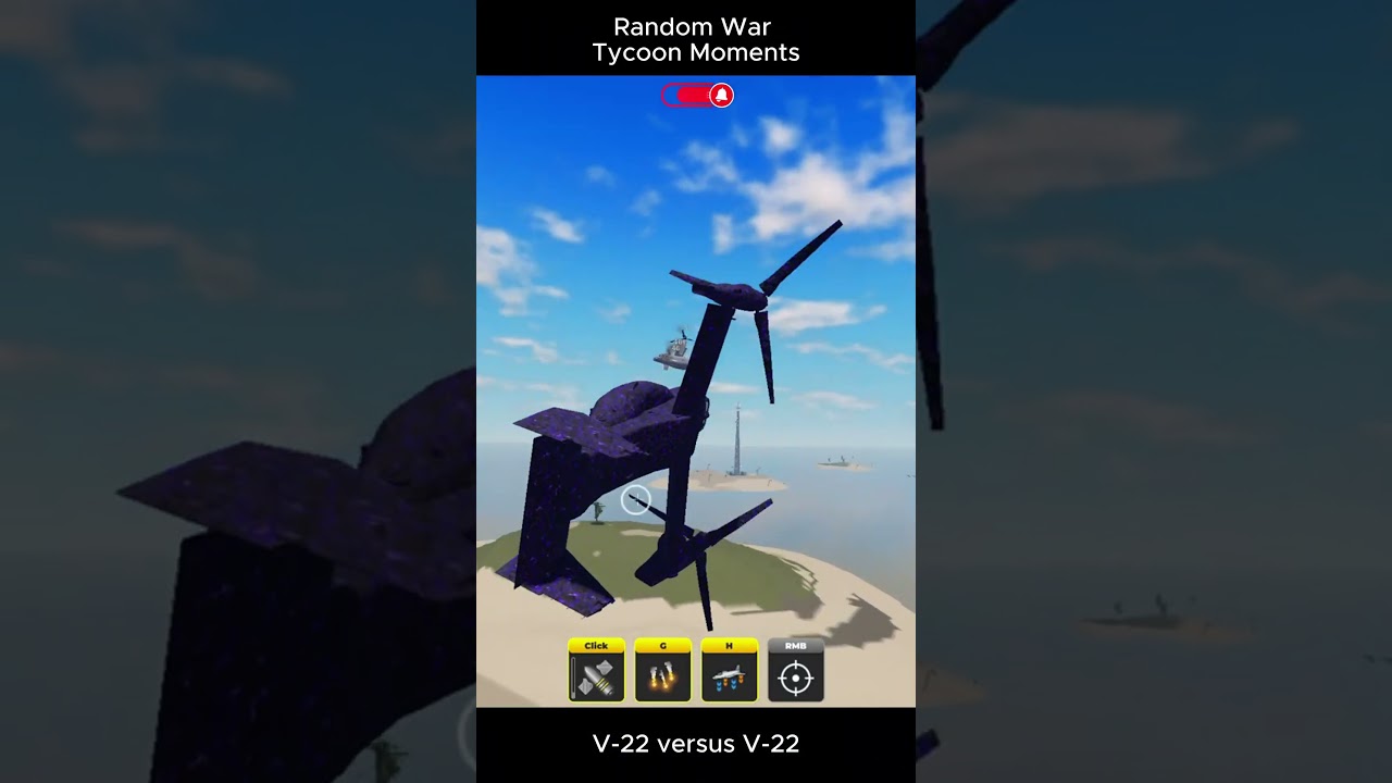 V-22 vs V-22 | Roblox War Tycoon #wartycoon #roblox