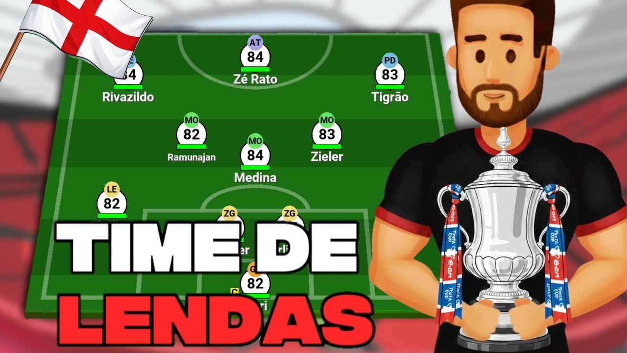 CHEGAMOS À PREMIER LEAGUE com um TIME DE LENDAS! 🔥 | World Soccer Champs