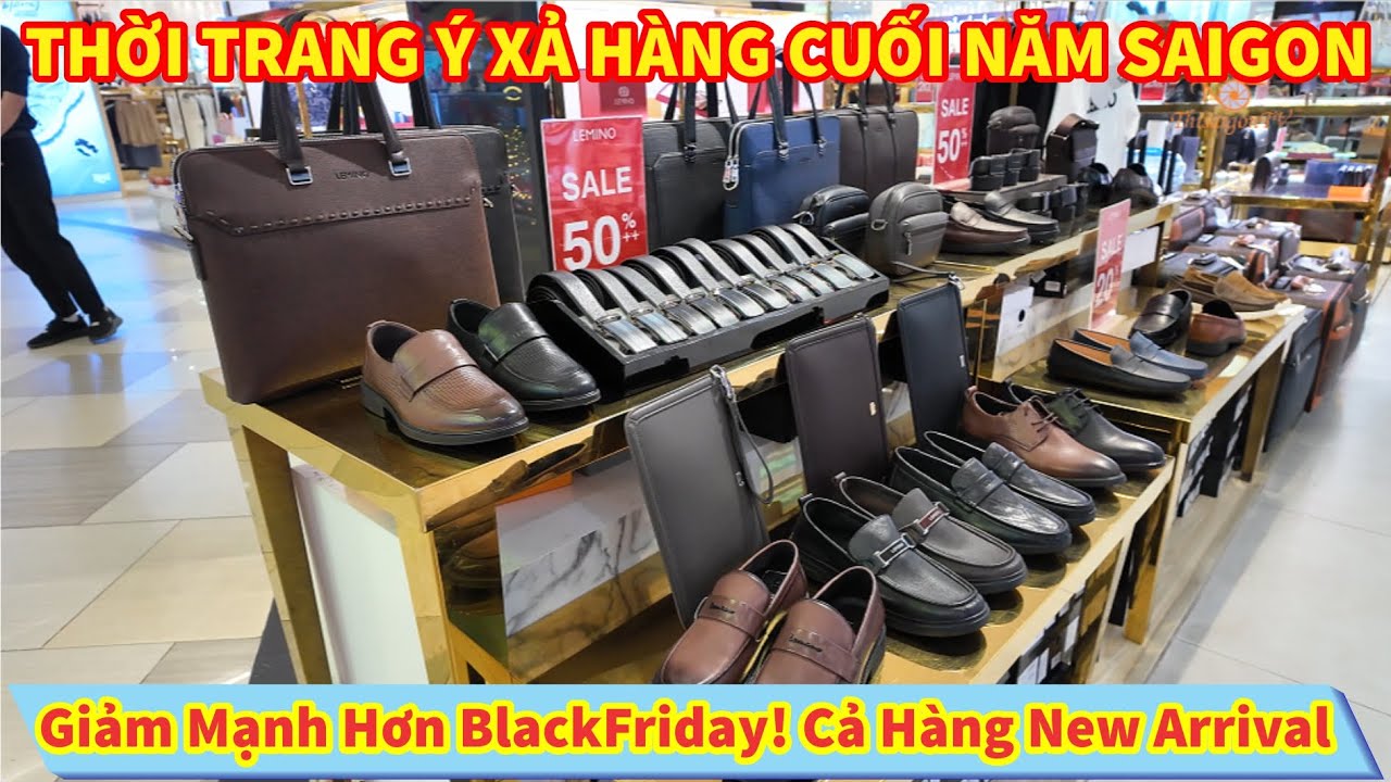 Giảm Mạnh Hơn BlackFriday! THỜI TRANG Ý Xả Hàng Giày Da, Túi Xách Nam Nữ Đồng Loạt Hàng New Arrival
