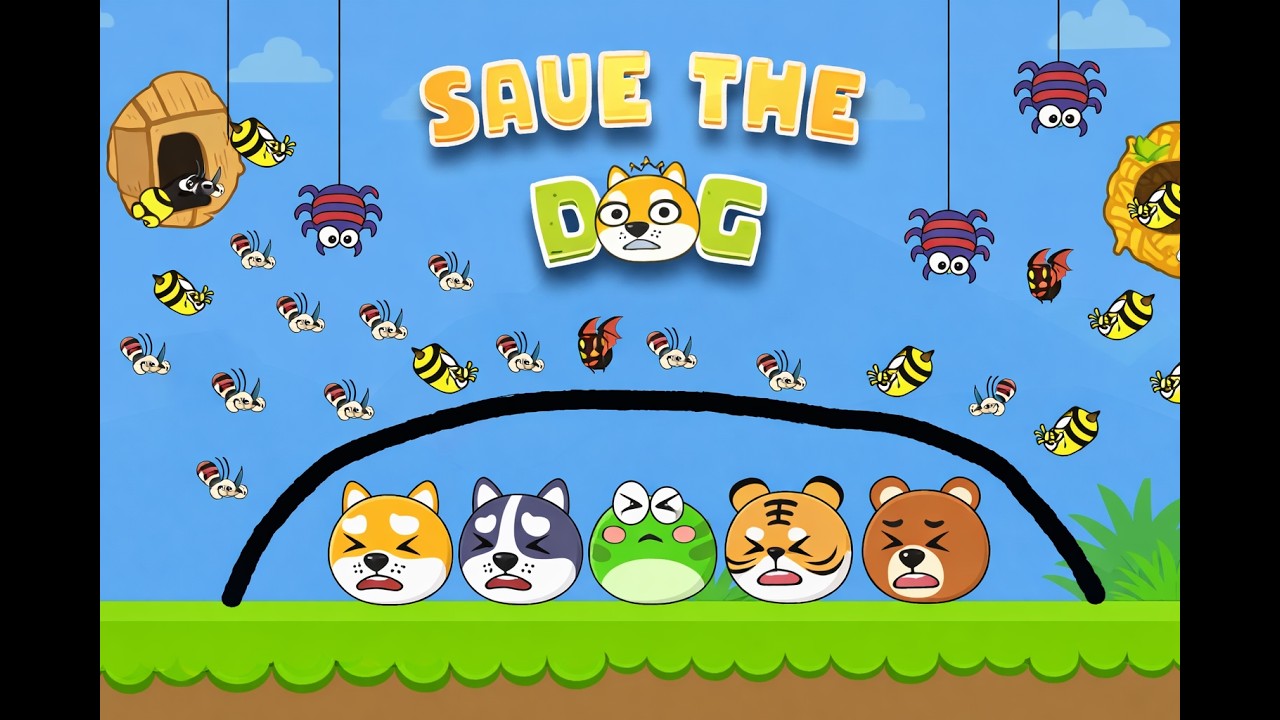 Save the Dogs Gameplay Tutorial ; Satisfying Game Level 1- 13