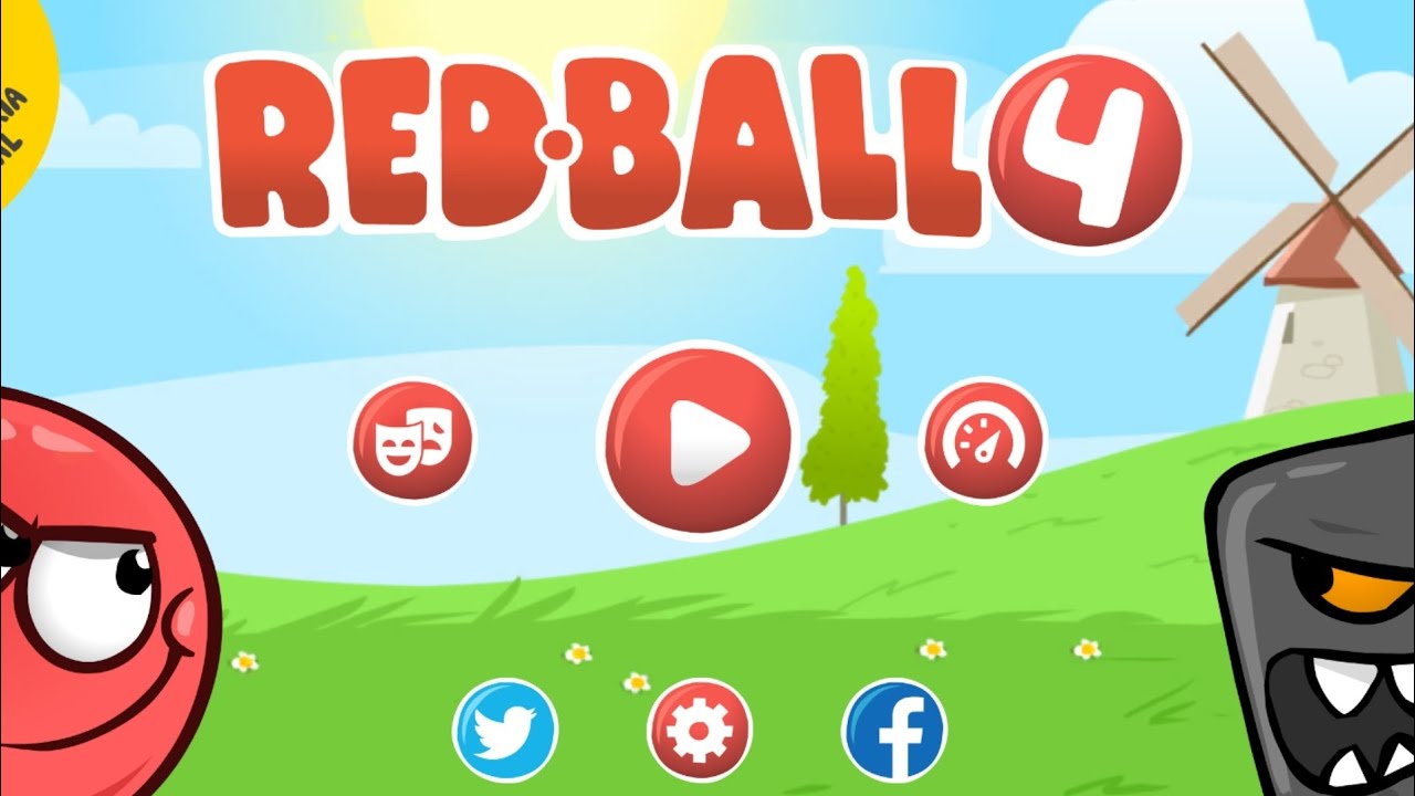 jogando Red Ball 4