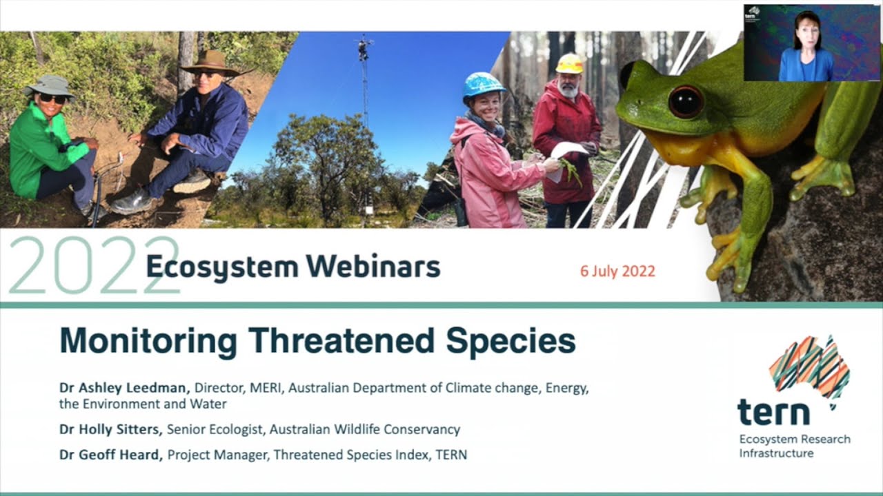 Monitoring Threatened Species 6 July 2022 webinar