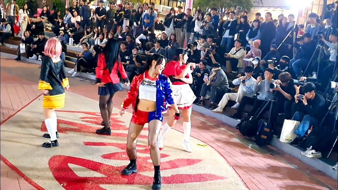 [STREET ARTIST] LADY B. INTERACTIVE HONGDAE BUSKING. 241026.