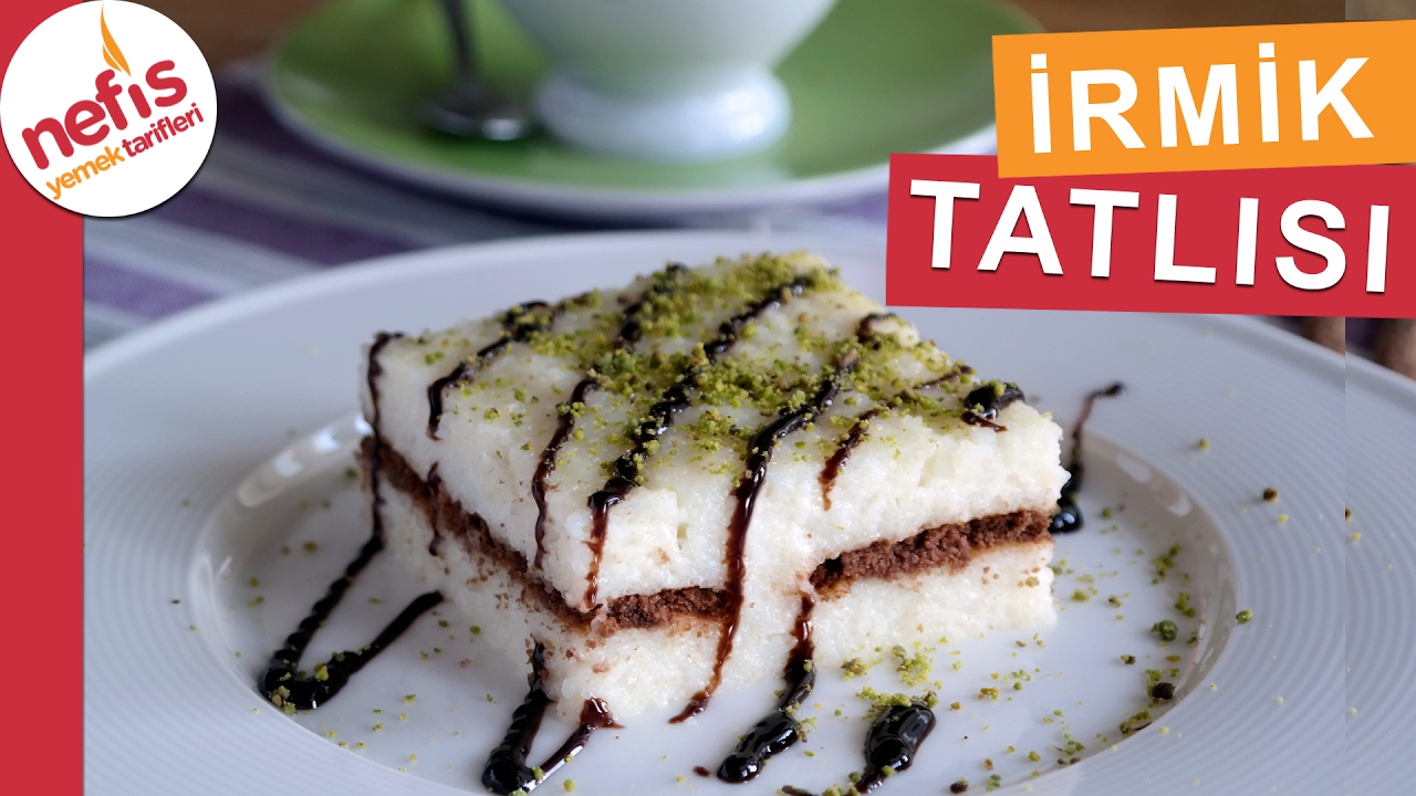 S&uuml;tl&uuml; İrmik Tatlısı Tarifi - S&uuml;tl&uuml; Tatlılar - Nefis Yemek Tarifleri