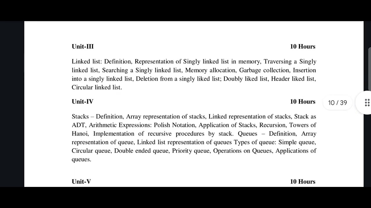 BENGALURU CITY UNIVERSITY REVISED BCA SYLLABUS