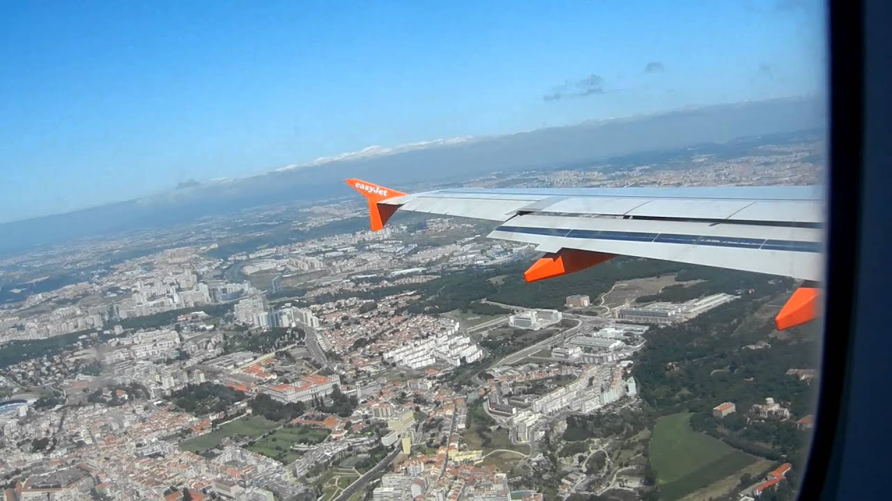 2011 05 31 ATTERRISSAGE (LANDING) EASYJET A-319 TOULOUSE - LISBONNE.MOV
