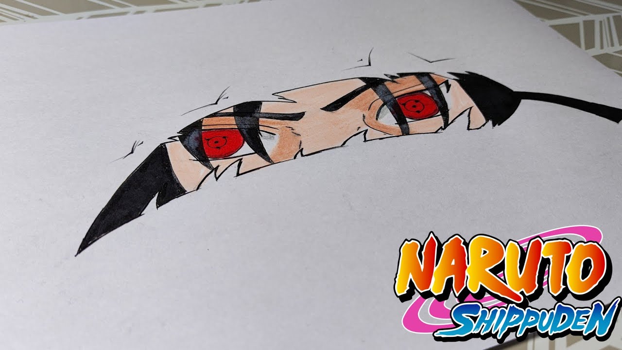 How to Draw Itachi's Eyes | Step-by-Step Tutorial