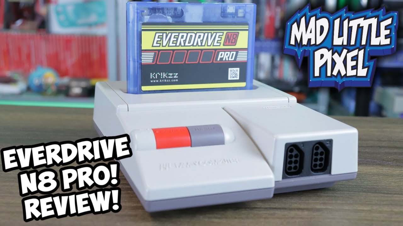 NEW Everdrive N8 Pro Famicom/NES Flash Cart Review! In Game Menu, 16MB Rom Memory & More!