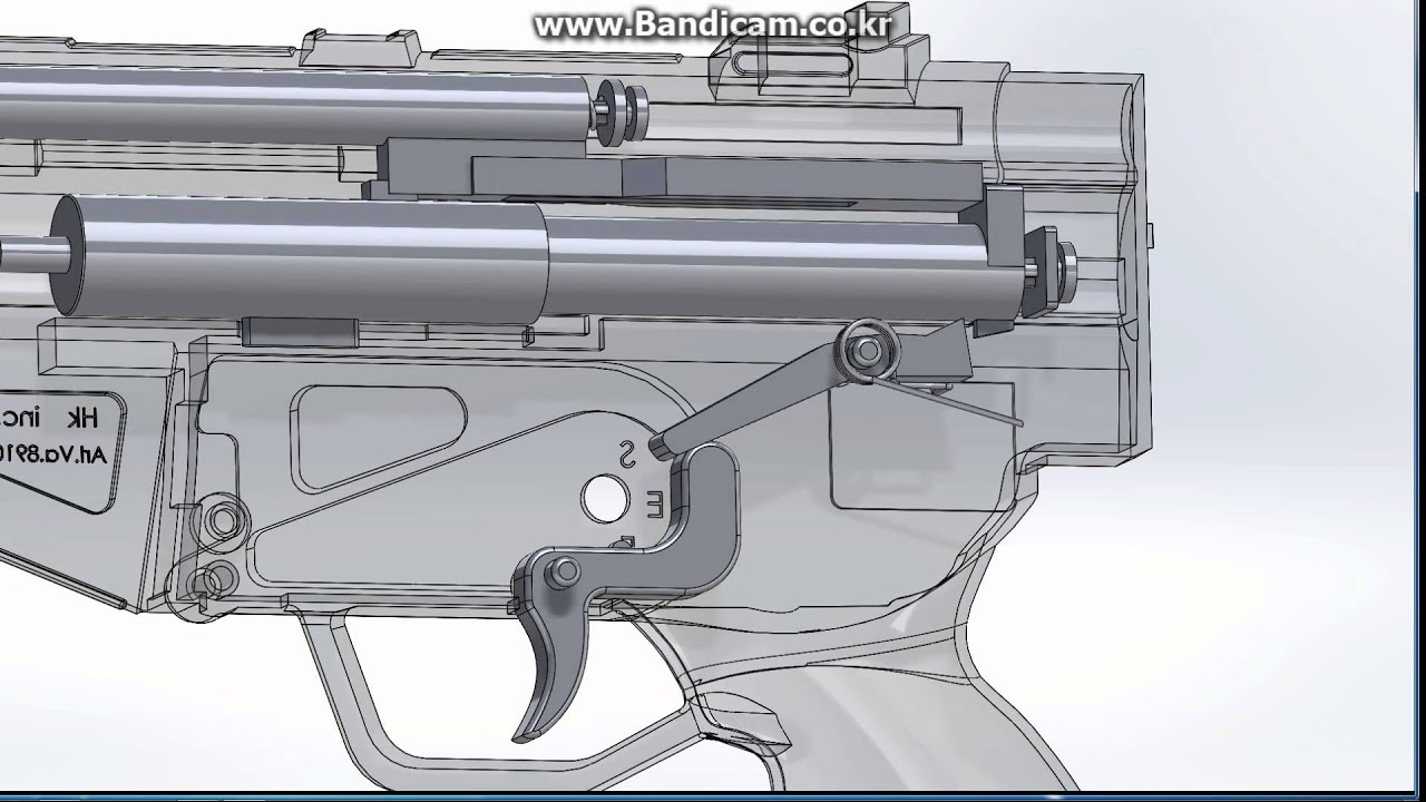 Rifle Produced by Byunghoon Kim with 'SolidWorks 2013'