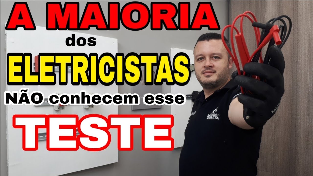 A MAIORIA dos Eletricistas NÃO Conhecem esse TESTE!