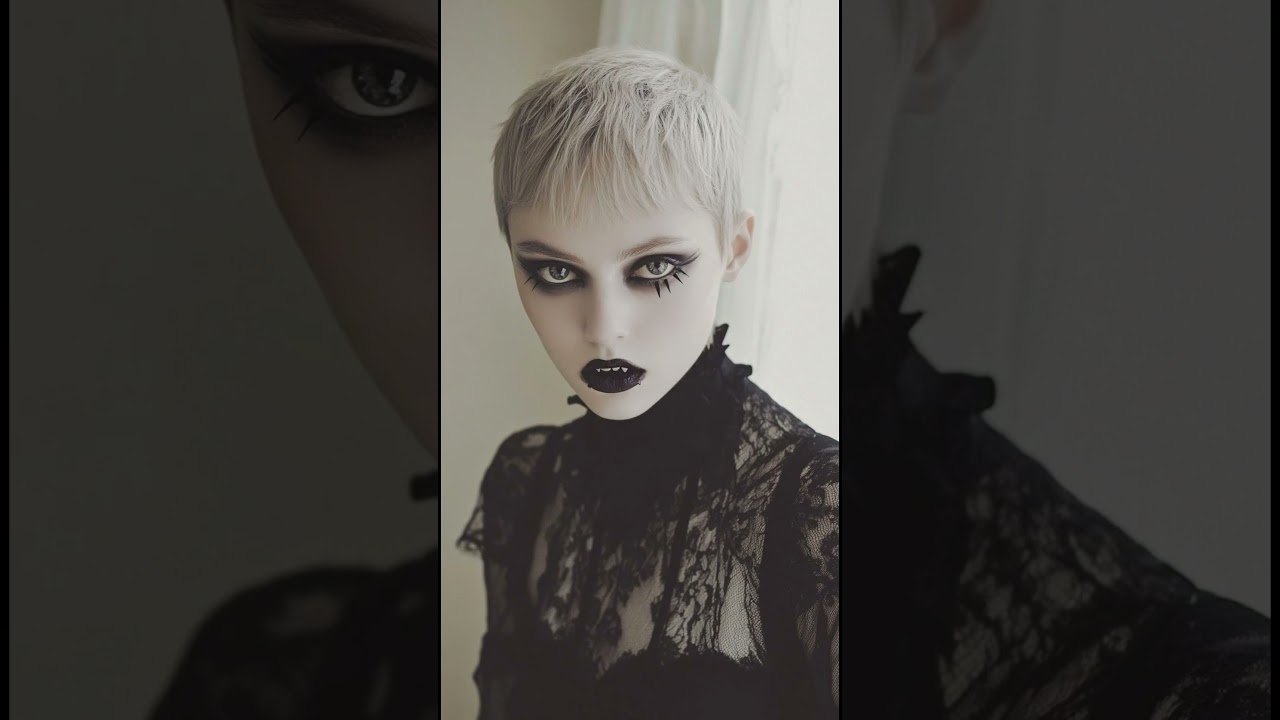 Halloween hairstyles: Vampire fall 2024 #women #vampire #halloweenlook