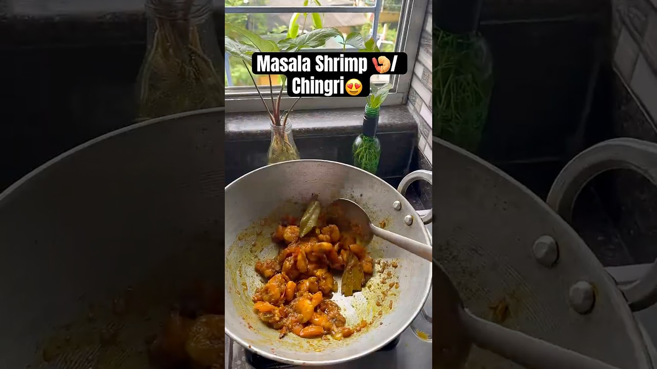 Best Chingri Masala Recipe 🦐 | Authentic Bengali Prawn Curry | Rich & Spicy Shrimp Masala #cooking