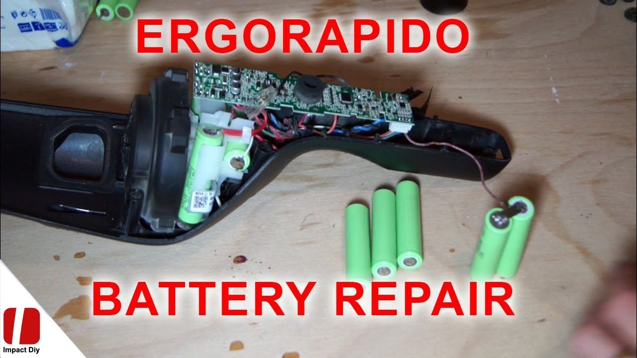 Ergorapido Battery replacement - Inlocuire acumulatori