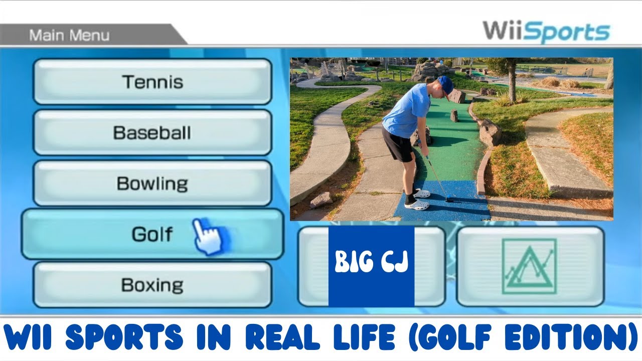 Wii Sports In Real Life (Golf Edition)