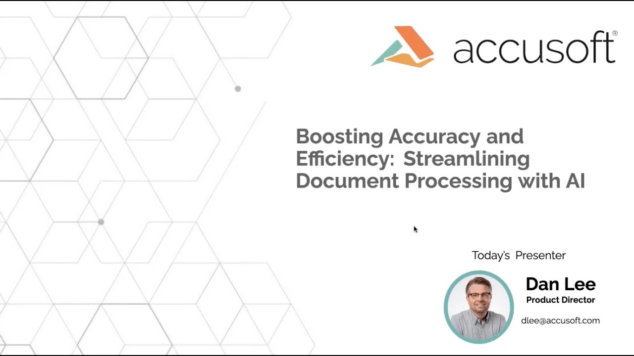 Boost Accuracy and Efficiency  Streamlining Document Processing with AI