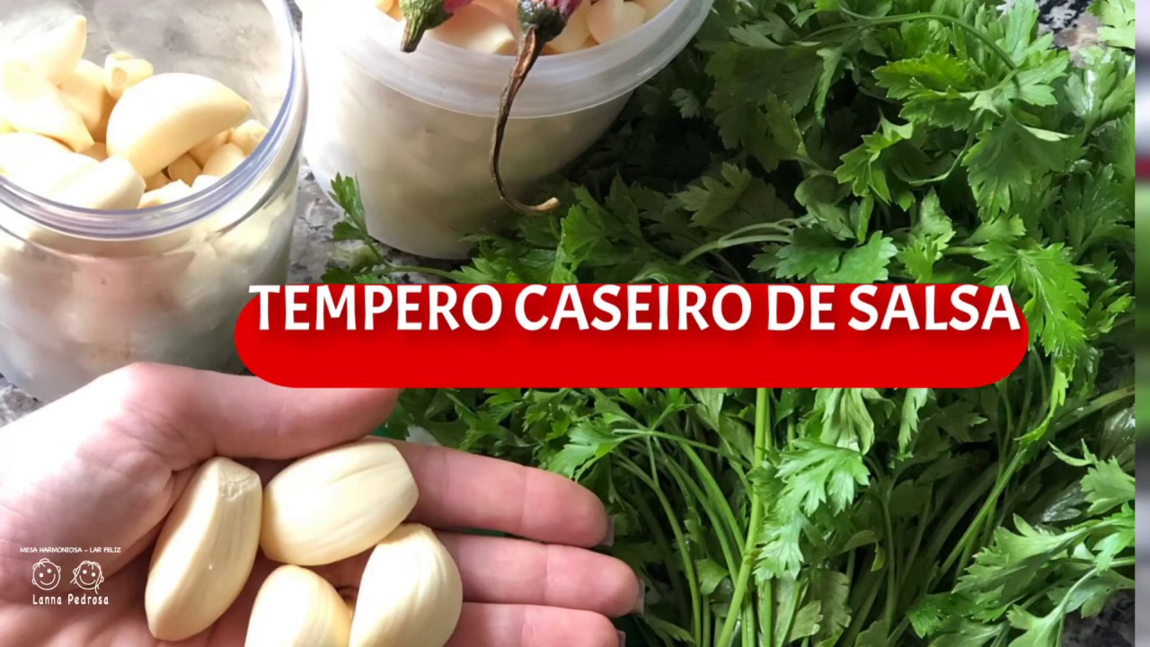 TEMPERO CASEIRO DE SALSA