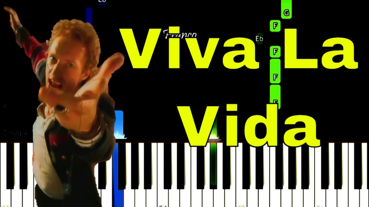 Coldplay - Viva La Vida - EASY Piano Tutorial by Franco