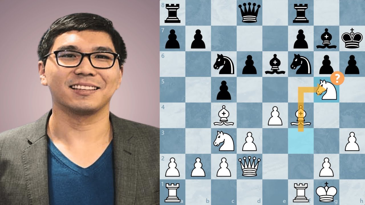 Wesley So Crushes Magnus Carlsen with a Spectacular Knight Sacrifice!!