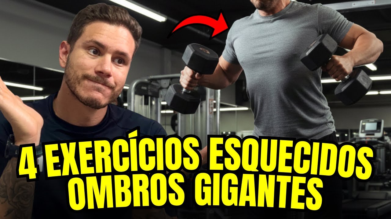 Treino de Ombro: PARE de errar e faça estes 4 exercícios