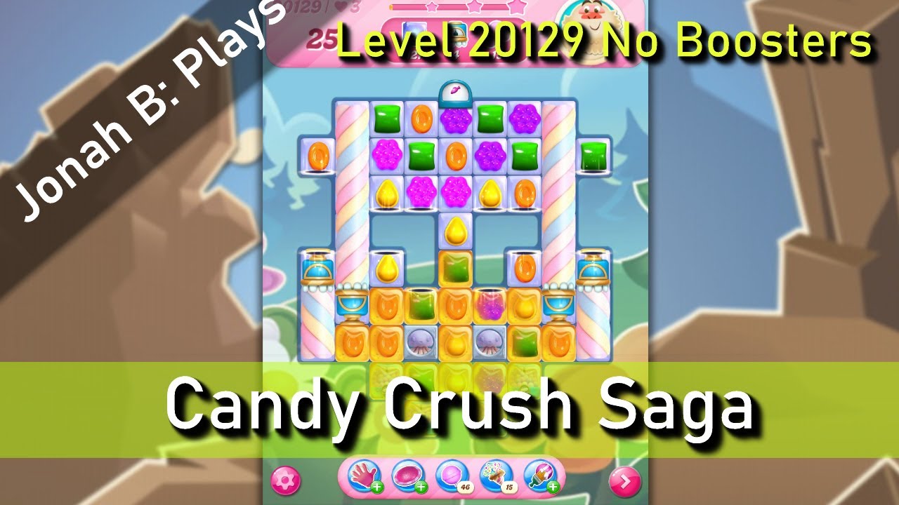 Candy Crush Saga Level 20129 No Boosters