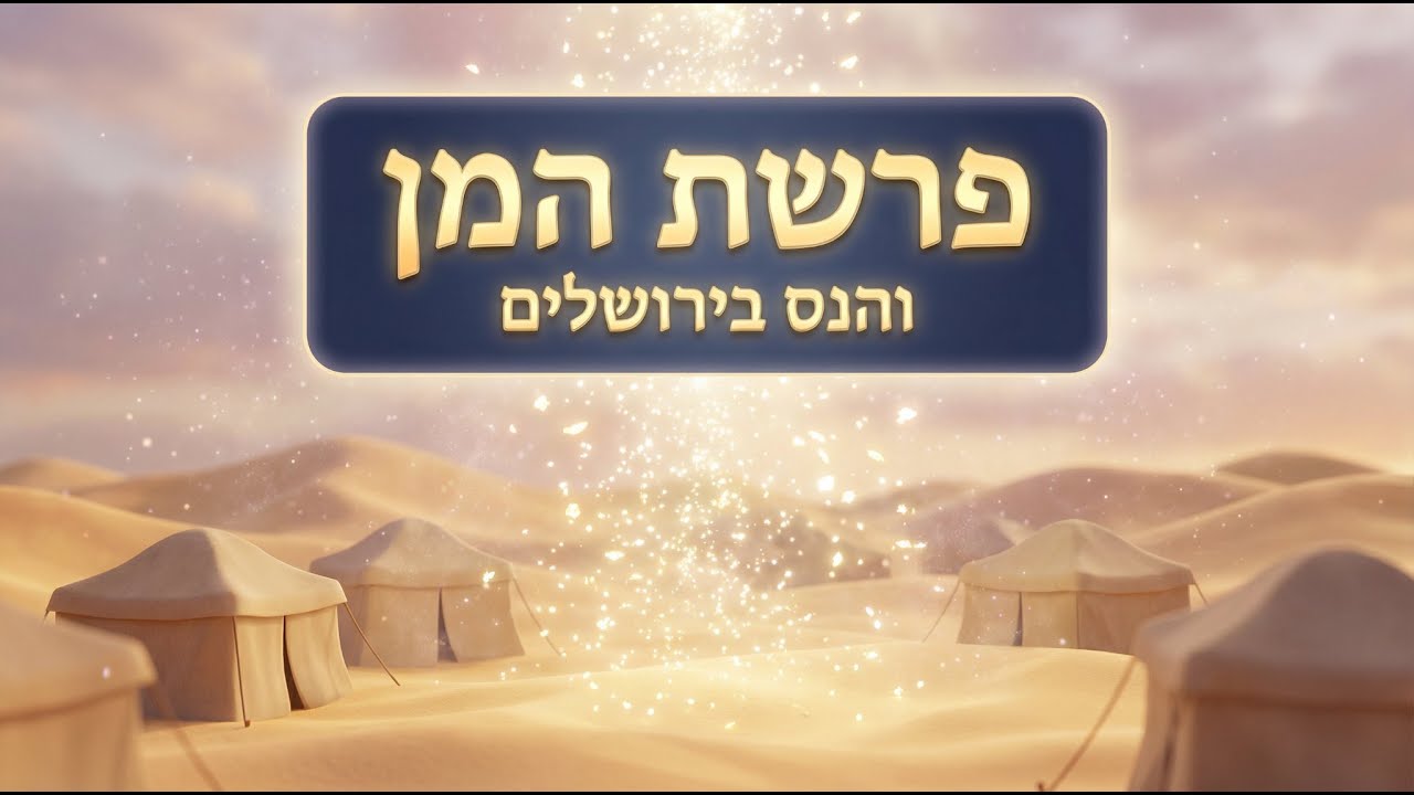 פרשת המן – סגולה לפרנסה | סיפור אמיתי