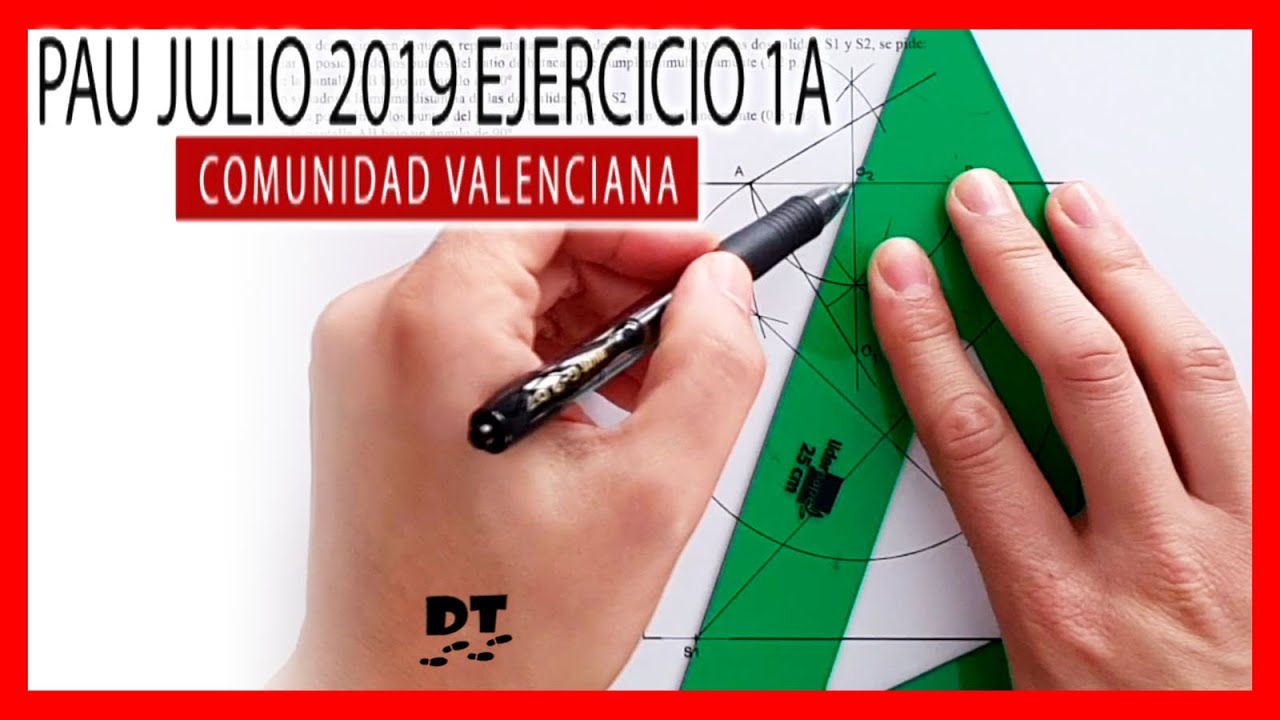 😂 PAU JULIO 2019 Valencia 1A 🏹 ejercicio de geometría ARCO CAPAZ en Selectividad