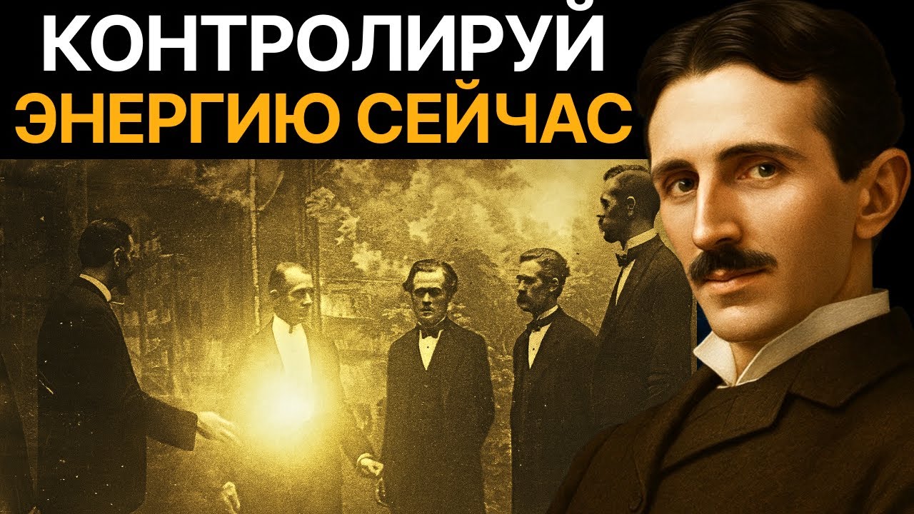 ЗАПРЕТНАЯ ТЕХНИКА 33-й степени масонов: как МЫСЛЕННО УПРАВЛЯТЬ энергетическим полем  - Никола Тесла