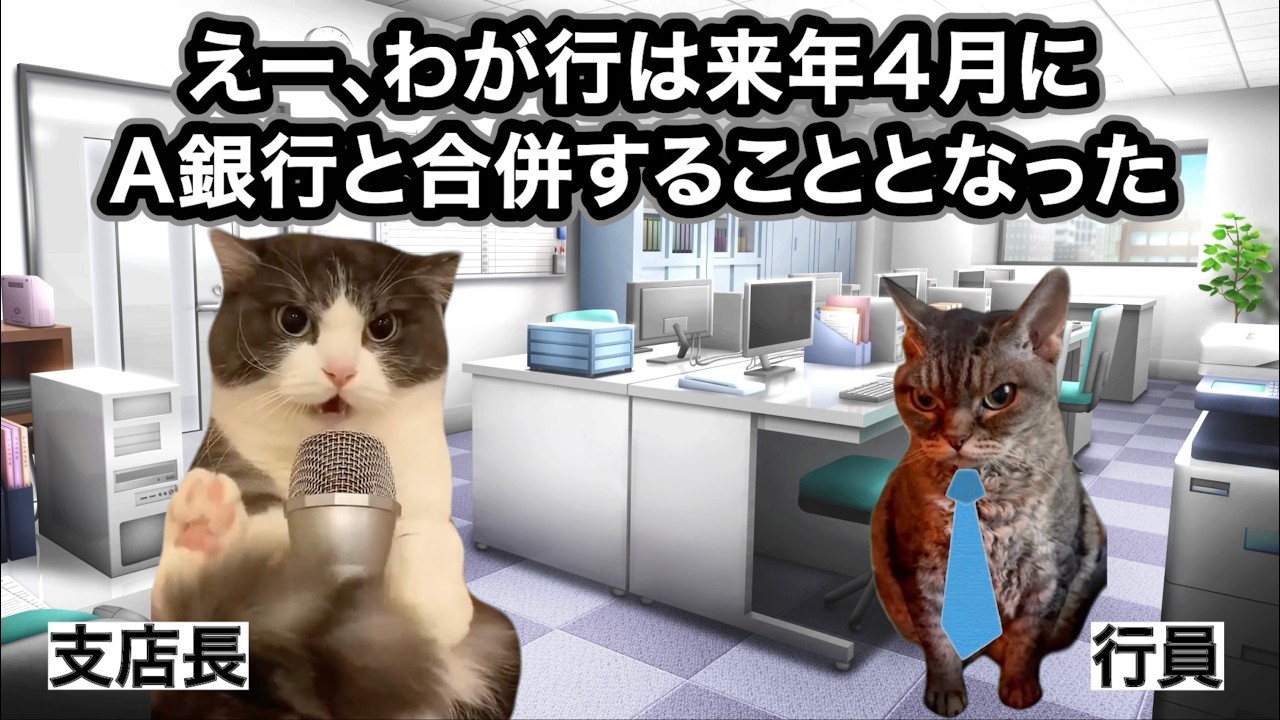 ある日突然吸収される地方銀行の悲しみ