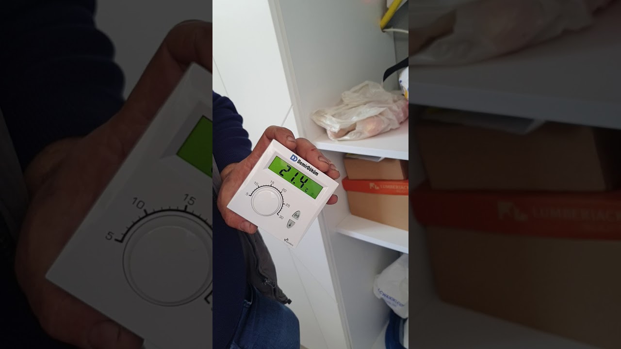 demirdöküm kombi  termostat sıcaklık ayari