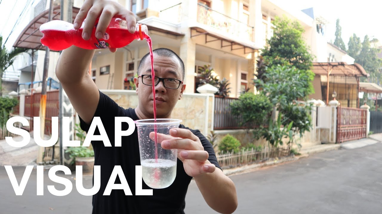SULAP VISUAL MERUBAH WARNA MINUMAN #sulapvisual