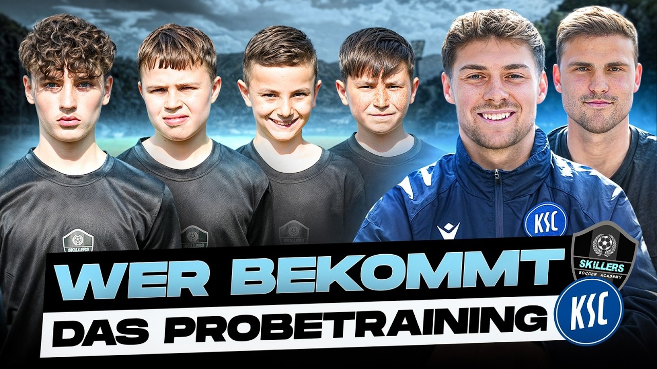 Skillers Combine beim KSC &ndash; 10 Talente k&auml;mpfen um ein NLZ-Probetraining!