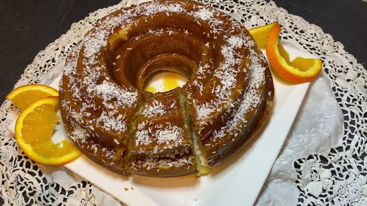 الكيك اليومي بالبرتقال بطريقة سهلة ومداق لايقاوم  Gâteau à l’orange   de manière simple🍊🍊