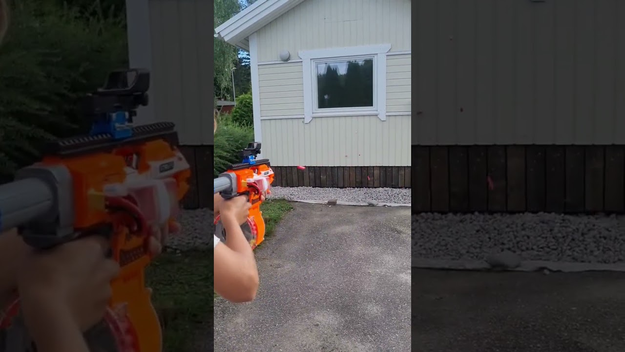 nerf stryfe worker full auto kit #modified #nerfmod #fullautomatic #stryfe #lipo