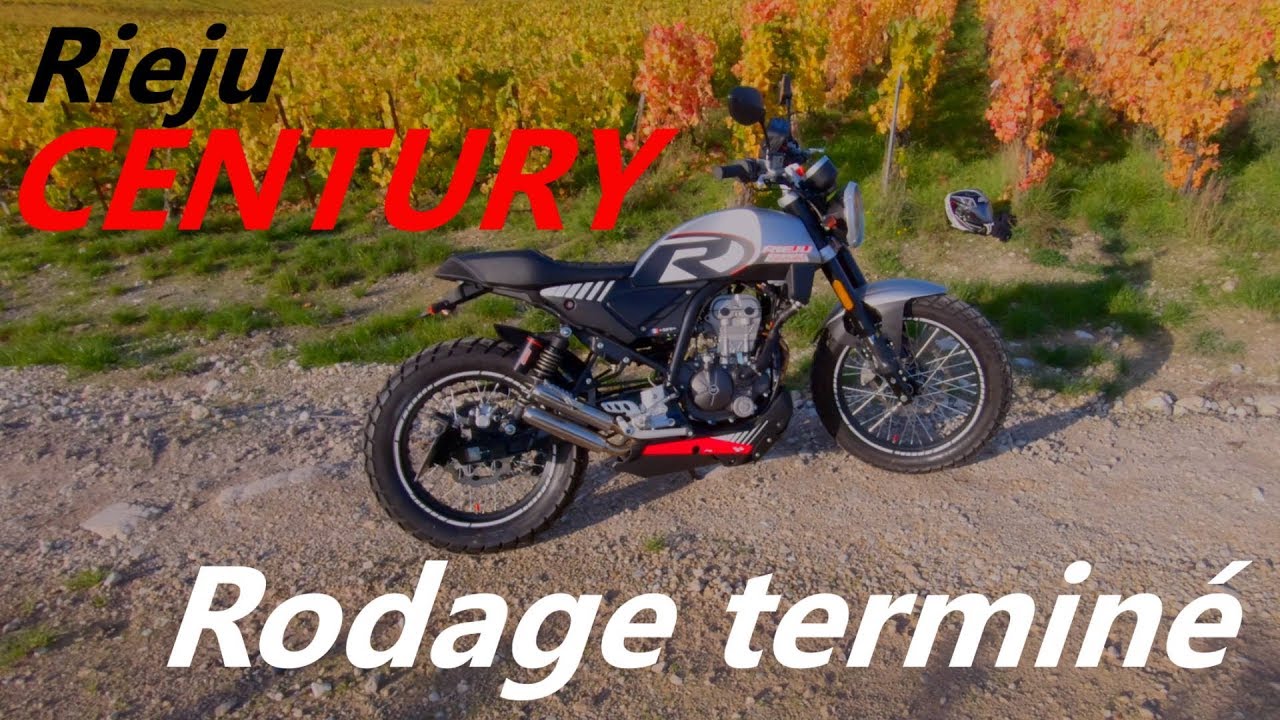 Rieju CENTURY 125 rodage terminé